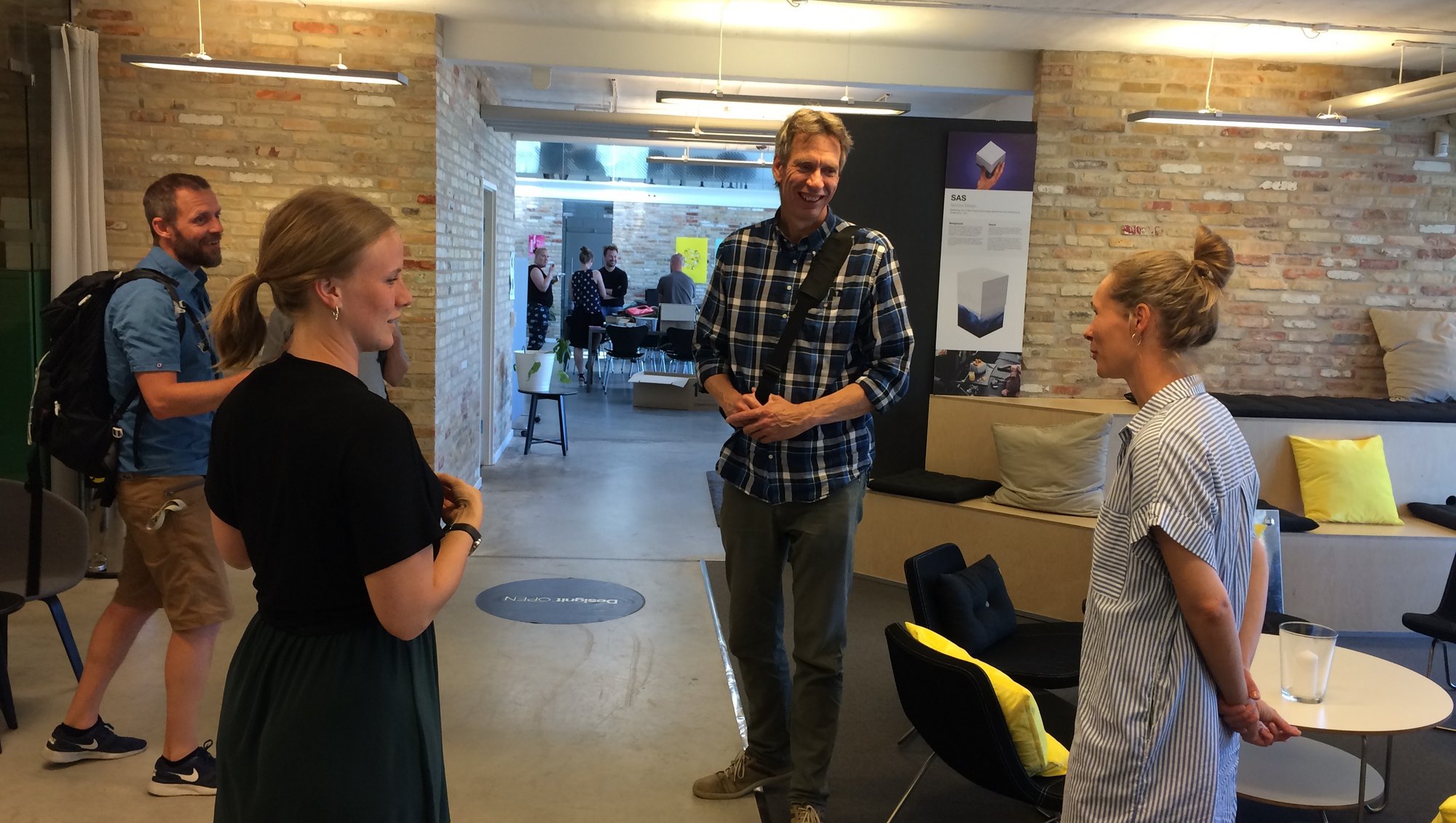 [Translate to English:] Besøg ved medlemmer af afdelingens advisory boad 2018