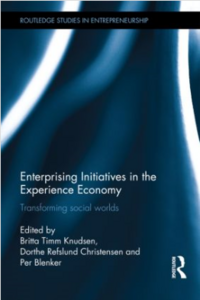 Bogforside: "Enterprising Initiatives in the Experience Economy"