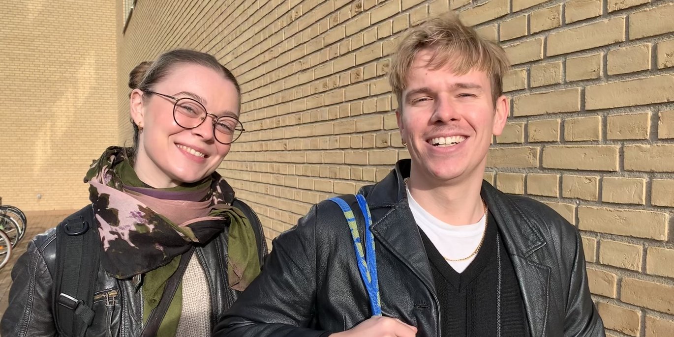 De to kandidatstuderende fra Medievidenskab, Albert Bendix og Peter Hedegård Madsen, deltog i THIS festivalen som en del af deres undervisning.