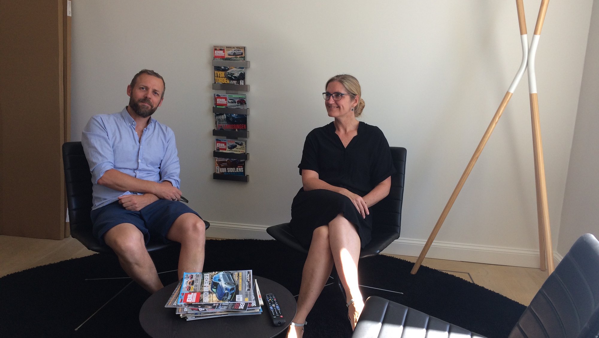 [Translate to English:] Besøg ved medlemmer af afdelingens advisory boad 2018