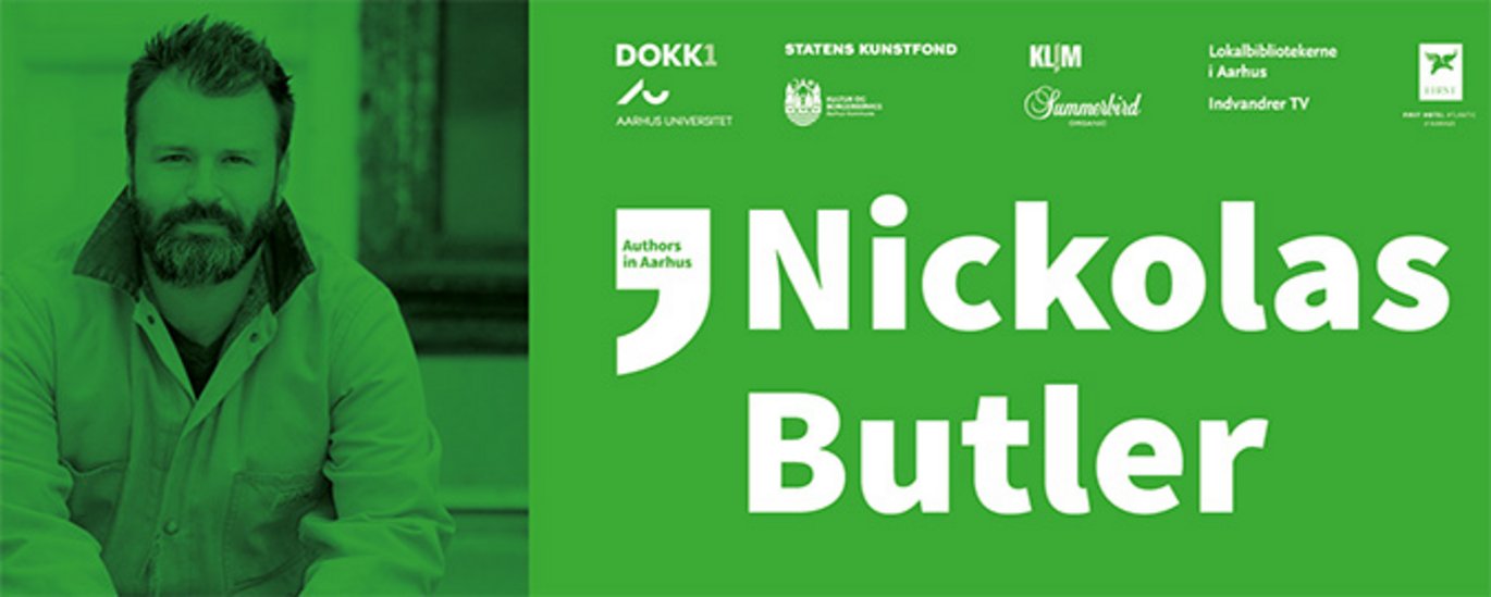 Author Nickolas Butler (green poster)